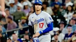 大谷翔平、6回の得点機で申告敬遠　敵地は大ブーイング…52戦連続出塁＆初盗塁をマーク