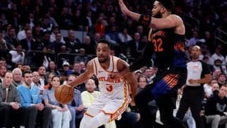 ホークスが敵地で貴重な白星…第4Qの反撃でニックスに逆転勝利、1勝1敗でホームへ