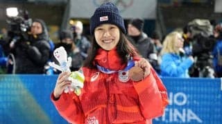 【巨人】長野出身ミラノ五輪ジャンプ銅メダルの丸山希が始球式「ジャンプ台と景色が違って新鮮」