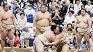 朝乃山が連日の申し合い参加で８勝４敗、熱海富士らと充実稽古「重くて若い力士とできて良かった」