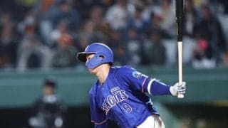 【中日】石伊雄太が巨人則本から連敗ストップへ流れを呼び込む先制打　５戦連続安打