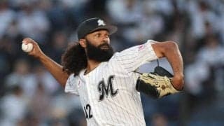 ロッテ　ジャクソンが六回途中４失点　２度のリード守れず降板