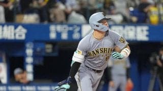 【阪神】首位打者の佐藤輝明が再び打率4割　１試合３本の二塁打で驚異のシーズン82本ペース