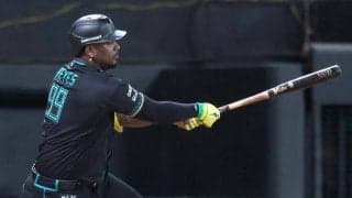 【日本ハム】レイエス先制打「集中力高めていた」楽天荘司の初球カットボールを左前にはじき返す