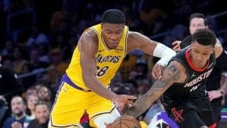 レイカーズが連勝　八村塁は１３得点　アリウープダンクでも魅せた…ＮＢＡプレーオフ