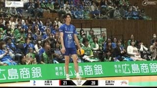 男子バレー、相手を弾き続ける衝撃の3連続サービスエース 驚異の“弾道”に敵陣呆然