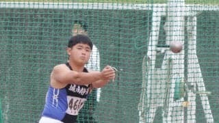 男子ハンマー投げ　城南静岡高・宮崎秀明が大会新でＶ…中学まではサッカー部「遊びで初めてはまった」…静岡県総体中部地区予選会
