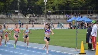 【陸上】順大ルーキーの木田美緒莉　女子1500ｍ大会新V「世界を目指して戦っていきたい」