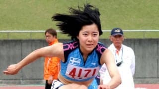 女子１００メートル障害　東海大静岡翔洋の堀内ななが連覇…大会新も１３秒台出せず「悔しさが大きいです」静岡県総体中部地区予選会