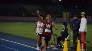 【陸上】早大の山口竣平がインカレ男子１万ｍで27分台優勝「強さの証明ができた」　　