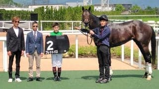 【京都８Ｒ・あやめ賞】１番人気ブレットパスがゴール前で差し切り２勝目　西村淳也騎手「ほんまにいい馬です」