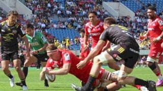 神戸が４連勝で２位キープ　共同主将レタリックが先制＆ダメ押しトライ「試合を通して圧倒できた」　首位・埼玉に勝ち点１差で追走