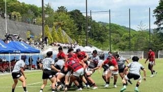 【ラグビー】京産大が関西のライバル対決で52ー33で天理大に完勝、「リーチ２世」こと石橋はフランカーで出場