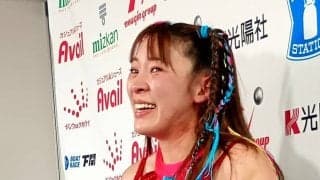 【スターダム】フワちゃん号泣！安納サオリ破り「生まれて初めて自分の力でシングル勝ったぞ！」