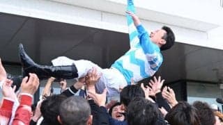 石神深一騎手が最終騎乗を終えて 「障害レースがもっともっと今より注目されていってほしい」