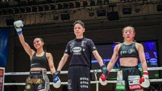 【RISE】元ラジャ、Ｋ－１王者パヤーフォンが宮本芽依に完勝、塩川琉斗は新ライト級王者に
