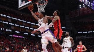 レイカーズが敵地でロケッツに黒星、スウィープならず…八村塁は13得点