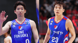 ライジングゼファー福岡の會田と村上が自由交渉選手リスト入り…B2所属選手ではリーグ戦終了後初