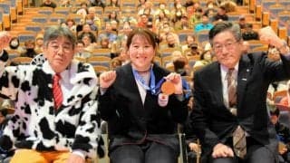 ミラノ五輪スケートで銅　堀川選手に第1号の大樹町民栄誉賞　北海道