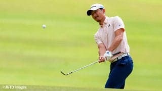 岩﨑亜久竜は「67」の暫定2位タイ「パターに助けられた1日」
