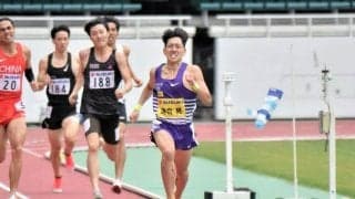 男子800mで落合晃が日本新　アジア歴代4位、磨いた「26秒」