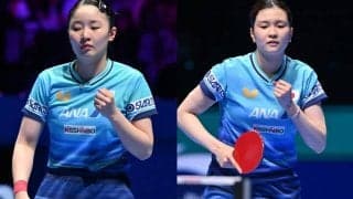 卓球日本女子、4強進出へ張本美和、橋本帆乃香がエース起用　早田ひなが3番手　ウクライナを撃破でメダル確定なるか【世界卓球2026】
