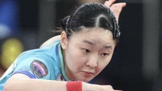 張本美和が世界２位の中国・王曼昱を撃破！第１試合で粘り勝ち　早田ひなが敗戦も橋本帆乃香勝利で２勝１敗　日本女子５５年ぶり金へ王手　世界卓球団体決勝