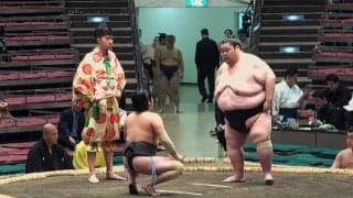 15歳小兵力士、“142キロ差”に衝撃白星 224キロ巨漢を“妙技”で撃破 「マンガみたい」「小さな巨人」ファン驚き
