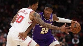 【NBA】プレーオフ敗退のレイカーズ、今オフの補強予想は？「八村塁の残留が最優先事項」と米メディア　歴史的な活躍で手放せない存在に