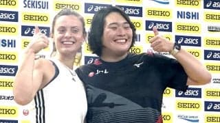 【陸上】北口榛花、投げ方は「わかりやすく変わっている」新コーチを迎え今季初戦へ「変化を信じて投げてみたい」…セイコーＧＧＰ前日会見