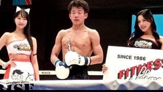 【RISE】K－1谷川聖哉の弟、蒼哉がデビュー、左ミドルを中心に多彩な蹴りで快勝