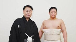 雷親方の長男垣添「感慨深いです」父の化粧まわしで新序出世披露「気合い入れて」名古屋場所へ