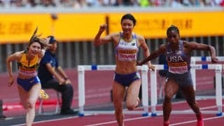 【陸上】田中佑美が日本人トップ２位　女子100ｍ障害　アキレス腱痛も自己ベストに迫る