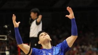 【バレー】涙のV！大阪Ｂ西田有志「結果で返すしかないと…」妻古賀紗理那さんと子どもに感謝　