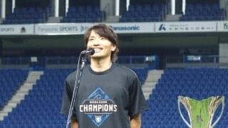 【Ｇ大阪】ACL２優勝報告会「11年ぶりに10個目のタイトルを取ることができた」中谷進之介