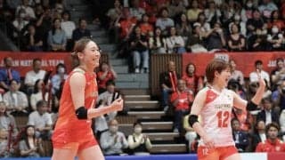 バレー女子日本代表紅白戦　主将・石川がＶＮＬへ「優勝を達成できれば」