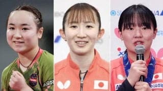 【卓球】伊藤美誠は混合ダブルスにエントリー予定…張本美和は４種目　アジア大会出場種目が決定