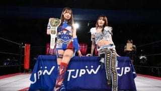 【東京女子】プリプリ王座戦調印式、上福ゆきが王者荒井優希に「顔蹴ったら許さないからね」