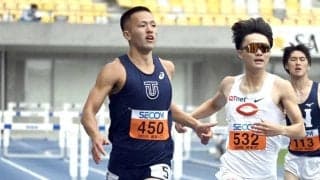 男子４００Ｍ障害の東洋大・柳田聖人が決勝進出「楽しい思いも苦しい思いもした大会」４月の学生個人覇者…関東インカレ