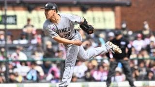 【ロッテ】西野勇士５回 1／3 を９安打６失点で降板　自身２連勝ならず