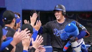 【中日】鵜飼航丞が３号ソロ　先輩・細川成也のすすめで始めた吉兆ルックで２日連続ドアラゲット