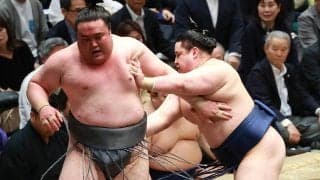 新入幕の若ノ勝　激しい相撲制し「うれしい」勝ち越し「１番の武器を心にして」師匠の湊川親方