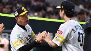 【ソフトバンク】小久保監督200勝　松本晴がウイニングボール贈るも「それより自分の投球を」