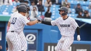 立大・伊与田恭佑が初スタメン満塁弾「サプライズなのか」と本人も驚きの起用に応える
