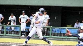 初の先発メンバーで3安打3打点の活躍　大垣日大の1年藤井大輔選手
