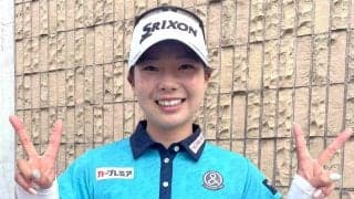 「大人メイク」の２１歳・菅楓華が２差２位で最終日へ「自分のナイスプレーを心がけて頑張る」