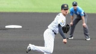 阪神ドラ４早瀬　３回０封デビュー　打球が左手首直撃なんの！公式戦初登板初先発で堂々「良いストレートが投げられた」