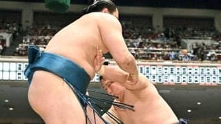 若隆景　３敗対決に圧勝「しっかり集中してやれた」　２度目の賜杯へ「自分らしい相撲を取りたい。一生懸命」