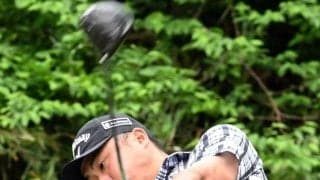 出利葉太一郎　首位と４打差９位浮上　ツアートップの飛ばし屋が初優勝へかっ飛ばす「ドライバーでどれだけやれるか。楽しみ」