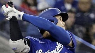大谷翔平がヒヤリ　頭部付近への抜け球に思わず絶叫　相手は横手からの変則左腕　最後はスイーパーに手が出ず見逃し三振